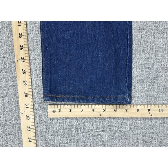 Vintage Levis 619 Jeans Mens 31x32 Blue Denim Straight Leg Orange Tab 90s - Picture 4 of 13